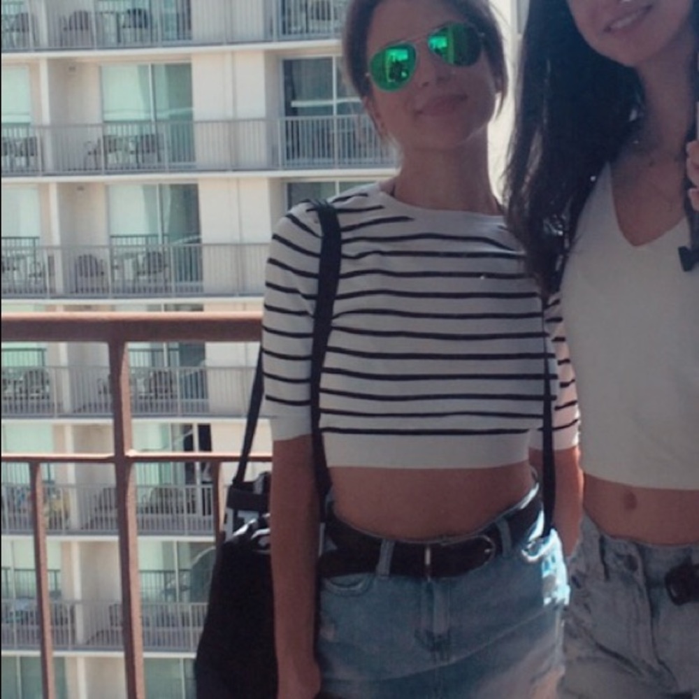Club Monaco crop top